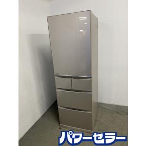 【運搬時３名必要】三菱 スリム5ドア冷凍冷蔵庫 455L 自動製氷 タッチパネル ガラストップ  M...