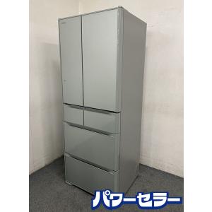 日立/HITACHI R-F48M1 冷蔵庫 475L フレンチドア 6ドア パールホワイト 自動製氷 2017年製 中古家電 店頭引取歓迎 R8260