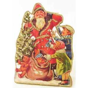 クリスマス　オブジェサンタと子供たち飾り・リース・置物[その他]クリスマス