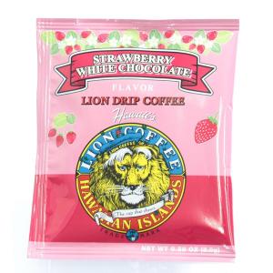 限定商品　ライオンドリップコーヒー ストロベリーホワイトチョコレート [LION DRIP COFFEE]ハワイ・HAWAIIAN　ISLANDS・ライオンコーヒー【メール便最大24個ま｜kaderia