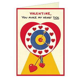 Cavallini Co バレンタインカード バレンタインクロック カヴァリーニ コー 中無地のカード ハート時計 Kaderia 通販 Yahoo ショッピング