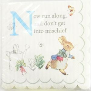 2枚 ペーパーナプキン カクテルサイズ ピーターラビット