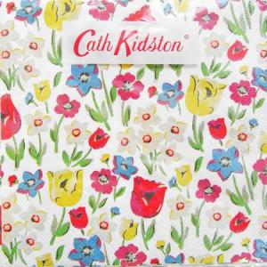 廃番・在庫限り！ペーパーナプキン　チューリップ　CathKidston　キャスキッドソン・ドイツ製・紙ナプキン｜kaderia