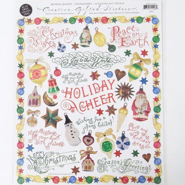 [Punch Studio]SALE!　限定品　クリエイティブギフトステッカーHolidayChee...