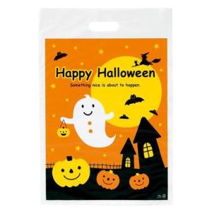 業務用　手提げ袋M　ハッピーハロウィン1枚販売 ビニールバック手提げ袋・子供用キッズ用　買い物袋｜kaderia