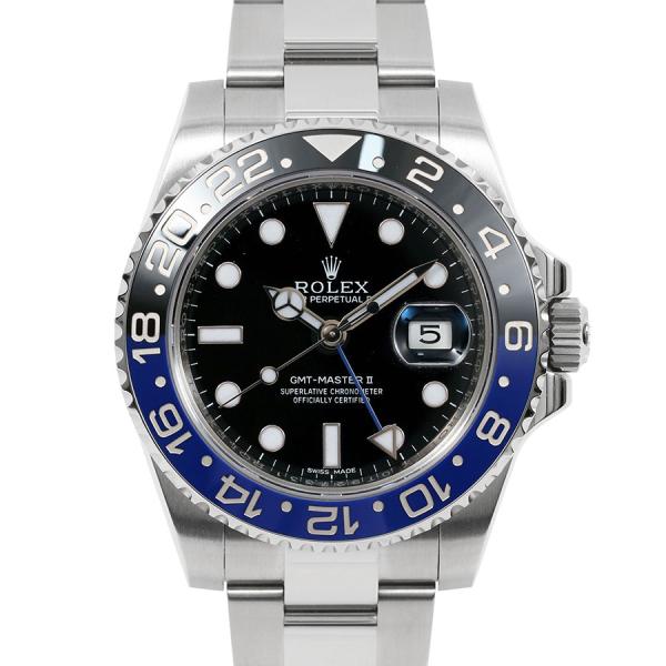 ロレックス ROLEX GMTマスターII ブルーベゼル 116710BLNR メンズ