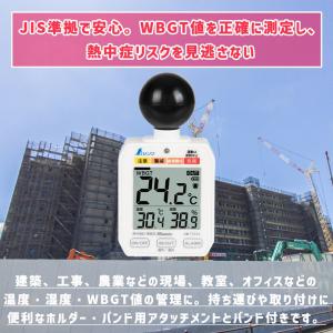 熱中症対策グッズ 熱中症指数計 WBGT計 黒...の詳細画像2