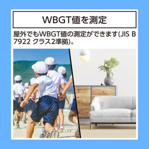 熱中症対策グッズ 熱中症指数計 WBGT計 黒...の詳細画像3