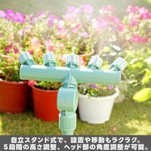 組立式 ミストスタンド 噴霧器 水道 簡易 暑...の詳細画像2