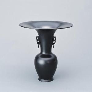 専好立華瓶(小角・耳付) 花器 花瓶 銅器 フラワーベース : フラワー