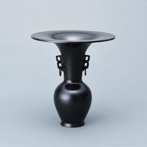 専好立華瓶(小角・耳付) 花器 花瓶 銅器 フラワーベース : フラワー