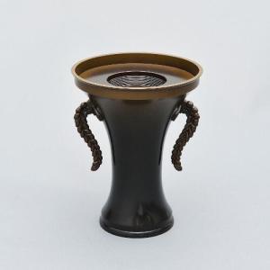 四海波 花器 花瓶 銅器 フラワーベース : フラワーショップ花楽 Yahoo