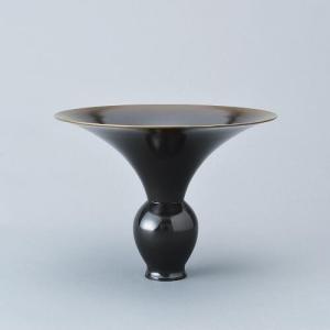 専好立華瓶(小角・耳付) 花器 花瓶 銅器 フラワーベース : フラワー