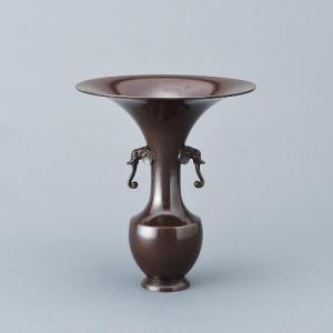 満月V型 花器 花瓶 銅器 フラワーベース : フラワーショップ花楽 Yahoo