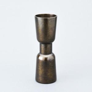 専好立華瓶(小角・耳付) 花器 花瓶 銅器 フラワーベース : フラワー