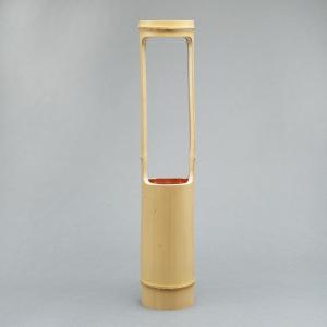 花器 竹 竹器 生け花 二重切(根付) : フラワーショップ花楽 花器 竹 竹器 生け花 二重切(根付) : フラワーショップ花楽