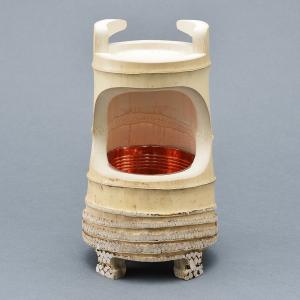 ガラス 花入 掛花入 氷柱（つらら） 山崎真一作 （化粧箱入） : お