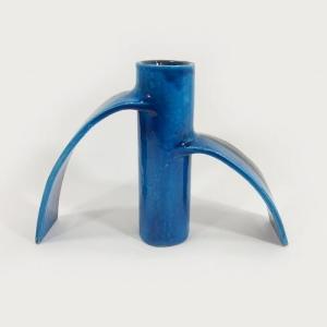 花器 薄端｜ 尺1富士山水 ｜剛信作 銅製 紙箱入り【高岡銅器】d94-03