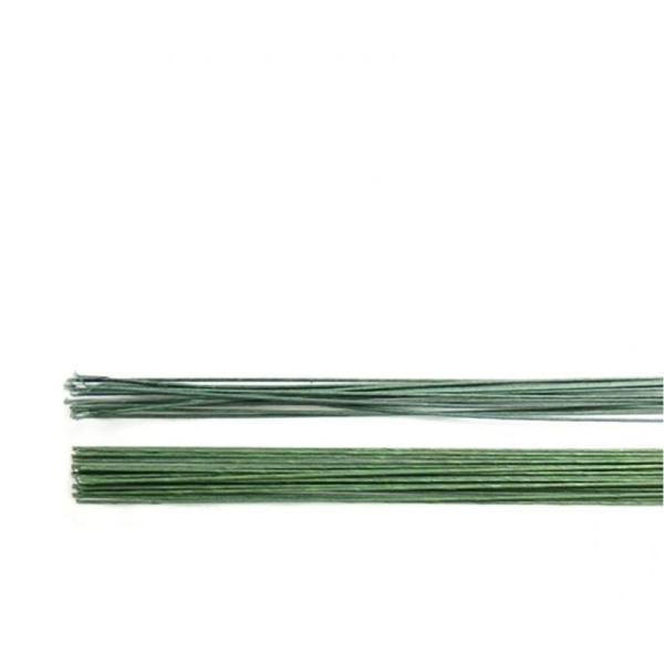 針金(短) 45cm 紙巻針金 緑色 華道具 フラワーアレンジメント 花留め ワイヤー