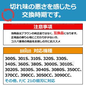 ブラウン シリーズ3 替刃 互換品 網刃 一体...の詳細画像3