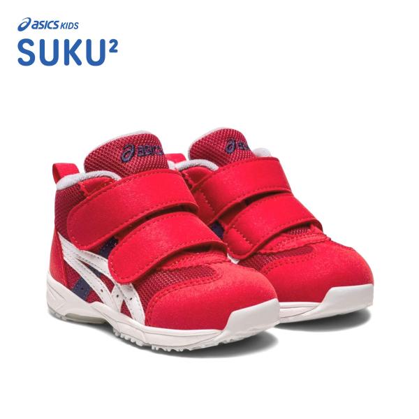 asics SUKU2 アシックス スクスク GD.RUNNER BABY MS-MID 2 レッド...