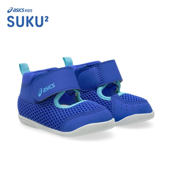 asics SUKU2 アシックス スクスク MESHOES FIRST ブルー 1144A363-...