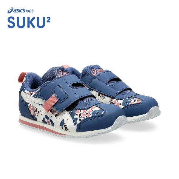 asics SUKU2 アシックス スクスク アイダホ MINI KT-ES G ネイビーブルー/オ...