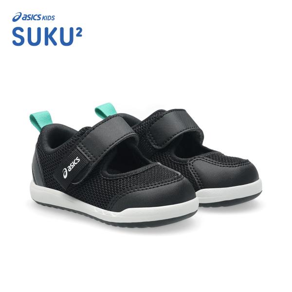 asics SUKU2 アシックス スクスク MESHOES BABY 3 ブラック 1144a43...
