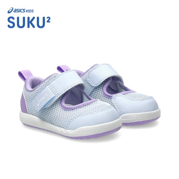 asics SUKU2 アシックス スクスク MESHOES BABY 3 ライトブルー 1144a...