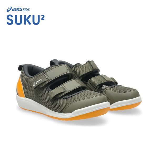 asics SUKU2 アシックス スクスク MESHOES MINI 3 カーキ 1144a432...