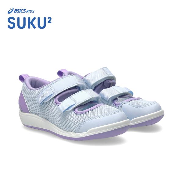 asics SUKU2 アシックス スクスク MESHOES MINI 3 ライトブルー 1144a...