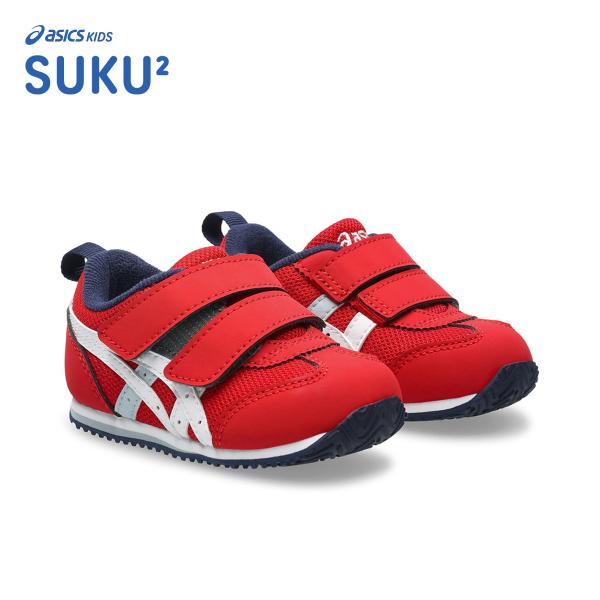 asics SUKU2 アシックス スクスク アイダホ BABY 5 レッド/ホワイト 1144A4...