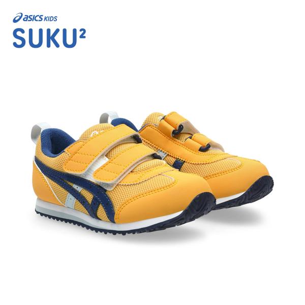 asics SUKU2 アシックス スクスク アイダホ MINI 5 イエロー/グレーブルー 114...