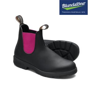 Blundstone ブランドストーン BS2208 Black/Fuchsia ブラック/フクシア スムースレザー サイドゴアブーツ BS2208131｜kadotation