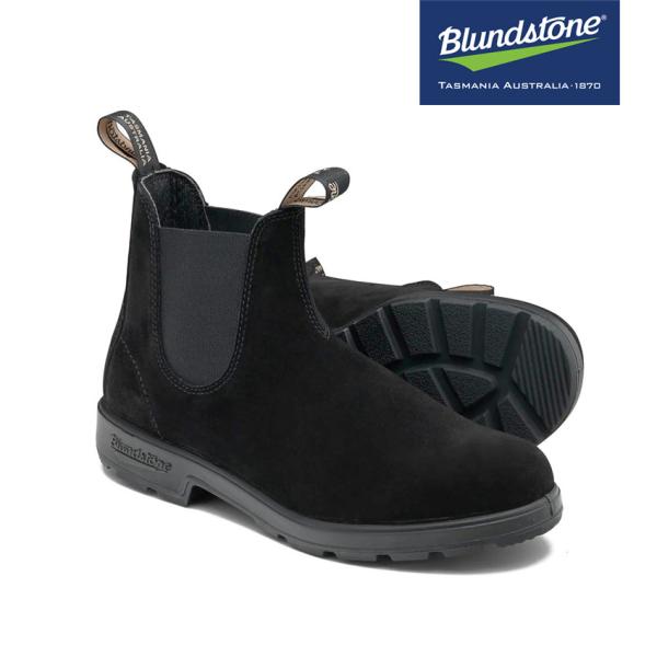 Blundstone ブランドストーン BS2405 Black ブラック スウェード サイドゴアブ...