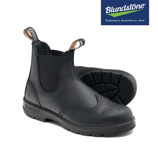 Blundstone ブランドストーン BS2443 Black ブラック スムースレザー ウイング...