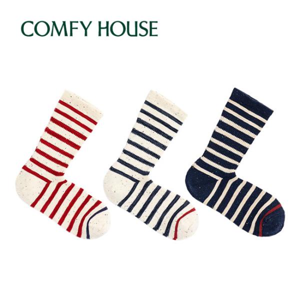 COMFY HOUSE コットンネップボーダー クルー CHL250CR2 コンフィハウス クルー丈...
