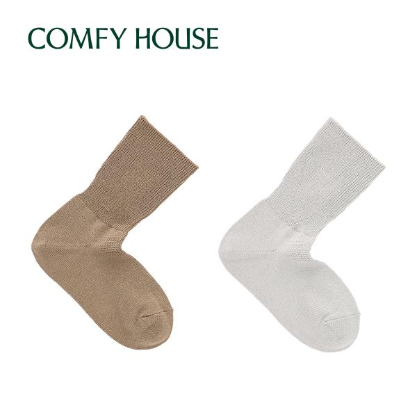 COMFY HOUSE ウィメンズリブ ミドルクルー CHM250MC1 コンフィハウス ミドル丈ソ...