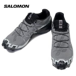 SALOMON SPEEDCROSS 6 WIDE サロモン スピードクロス 6 ワイド メンズ Quiet Shade/Black/Pearl Blue 417441｜kadotation