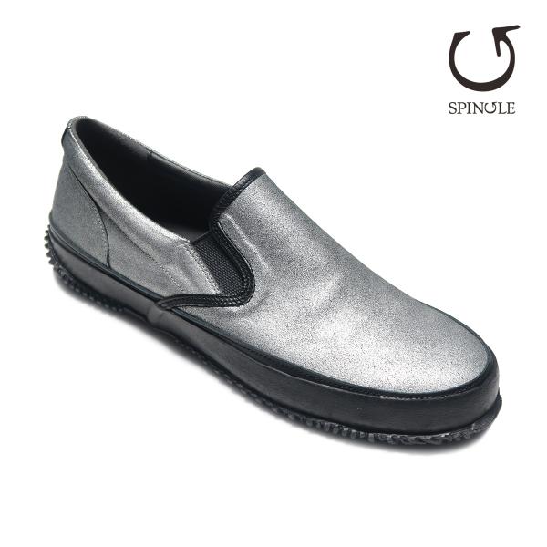 SPINGLE スピングル SP-1059 Gunmetal ガンメタル カンガルーレザー スリッポ...