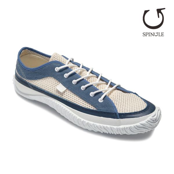 SPINGLE スピングル SP-1073 White/Navy ホワイト/ネイビー コットンメッシ...