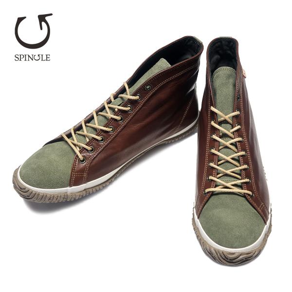 SPINGLE スピングル SP-450 Khaki/Dark Brown カーキ/ダークブラウン ...