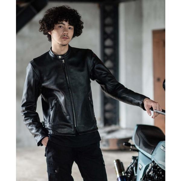 EURUS　3Lサイズ?　KADOYA（カドヤ）　レザージャケット　シングルライダース　革ジャン