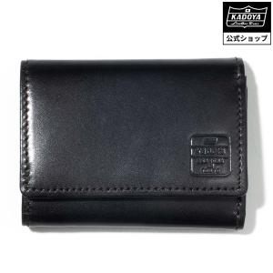 カドヤ（KADOYA） KADOYA FLAP LONG WALLET / ブラック/シルバー