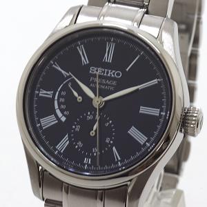 SEIKO セイコー メンズ腕時計 プレサージュ プレステージライン SARW047 青琺瑯ダイヤル 自動巻き【中古】｜kadusaya78