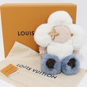 ルイ ヴィトン LOUIS VUITTON ドゥドゥ・ヴィヴィエンヌ ぬいぐるみ モノグラム・フラワー GI0445 ホワイト ピンク ブルー 未使用品｜kadusaya78