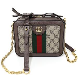 グッチ GUCCI オフィディア GGスプリーム ミニショルダーバッグ チェーンショルダー 602576 ベージュ ブラウン ゴールド金具 未使用品｜kadusaya78