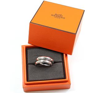 エルメス HERMES ヴェルティージュ リング Vertige ring #52 約12号 Ag925 SV シルバー 【中古】Sランク｜kadusaya78