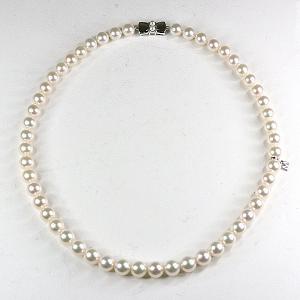 MIKIMOTO（ミキモト） アコヤ真珠 ネックレス SV MIKIMOTO 連 2連 
