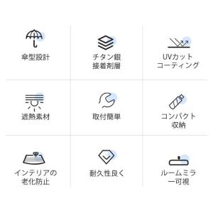 サンシェード 車 遮光 断熱 車用サンシェード...の詳細画像1